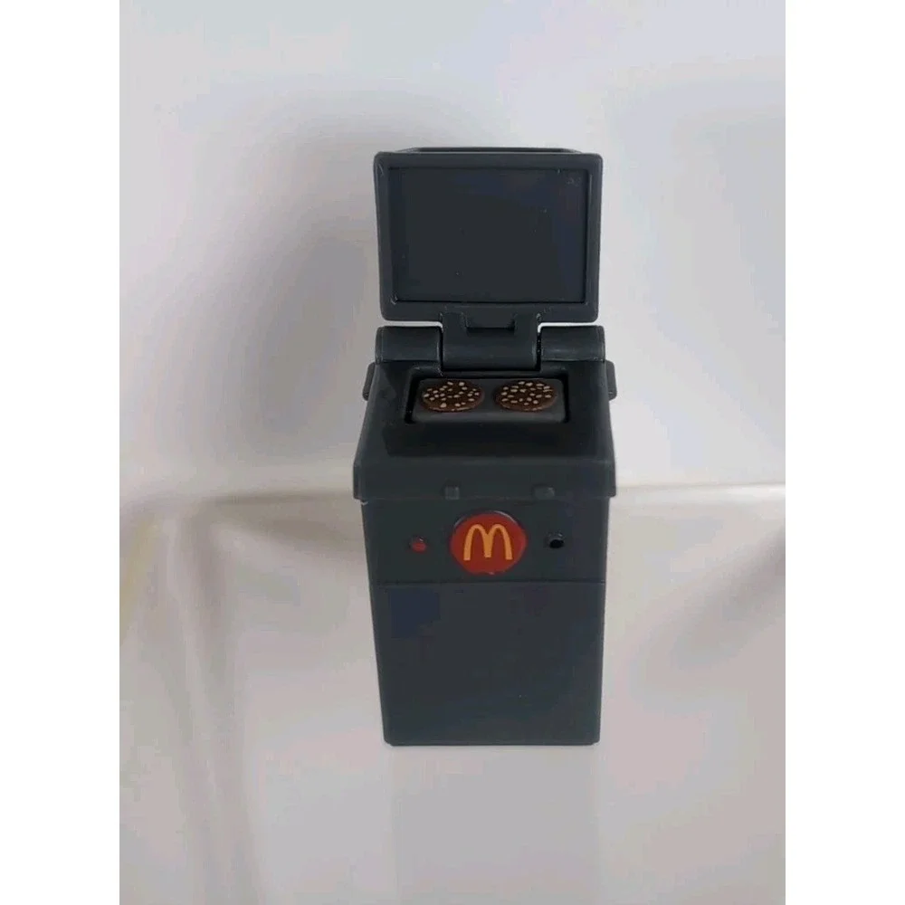 Lil McDonald's Happy Meal Toy #12 Burger Grill Two-sided Patties Realistic Mini